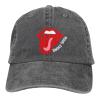 Renzund Small Town Smoke Show Funny Hat Washed Cowboy Cotton Baseball Cap Deep Heather view 1