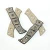 UPFIST 1Set Scale Handle Fits Benchmade 375 Fixed Adamas, Micarta Knife Handle Patch with Screws (Size: B) view 4