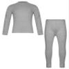 Fldy Kids Girls Boys Thermal Underwear Set Fleece Lined Base Long Johns Set Compression Undershirt Top & Tights Bottoms Gray 9-10 view 1