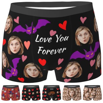 Custom Underwear with Face - Boyfriend/Gift Boxers for Men - Funny S Stl-18
