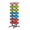 FEITJMMW Yoga Mat Storage Rack with Wheels Home Yoga Studio Multi-Layer Storage Rack Put Foam Roller Exercise Fitness Equipment Removable Shelves