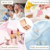 URSKYTOUS Travel Jewelry Case For Women Girls Jewelry Box Mini Jewelry Organizer Holder for Women Portable Personalized Teens Girls Birthday Gifts for Friends Sister Mom Bridesmaid HerWhite P view 2
