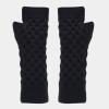 Womens Winter Knit Warm Hat Beanie Long Scarf Touchscreen Gloves Set Caps Neck Scarves Gift Set for Women (Black, One Size) view 3