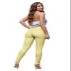 Hybrid & Company Womens Hyper Ultra Stretch Comfy Skinny Leg Work Casual Pants P44876SK PASTELYELLOW S view 3