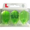 LSTYLE Dart Flights - L3 EZ Fantom Shape - Green | Set of 3 | for Soft & Steel Tip Darts view 2