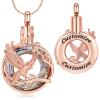 constantlife Eagle Cremation Jewelry Urn Necklace for Ashes Stainless Steel Crystal Circle Memorial Pendant Loss Human Pet Eternity Keepsake Gift for Women Men (Customize) view 3