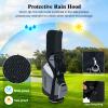 Goplus Golf Cart Bag with 14-Way Top Dividers, Golf Club Bag with 7 Zippered Pockets Including Cooler Bag, Rain Hood, Carry Handles, Detachable Shoulder Strap, Lightweight Golf Bag for Men Women view 4