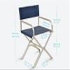 FORMA MARINE High End Folding Aluminum Boat Chair Gray Padded ASTRON A6000UNIG view 3