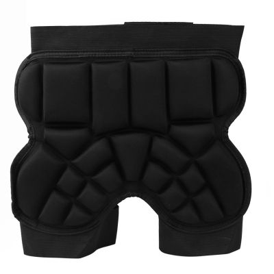 QANYEGN Roller Skating Hip Pads, i Fall Roller Skating Hip Pads, Impact Hip Pads, Outdoor Sports Hip Pads for Roller Skating, Snowboarding, Skateboarding, Black