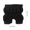 QANYEGN Roller Skating Hip Pads, i Fall Roller Skating Hip Pads, Impact Hip Pads, Outdoor Sports Hip Pads for Roller Skating, Snowboarding, Skateboarding, Black view 3