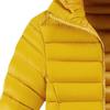 Maiyifu-GJ Hooded Down Jacket Coat for Men Lightweight Winter Warm Thicken Parka Outerwear Outdoor Overcoat for Hiking (Yellow,X-Large) view 3