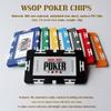 Yarsanor 29 Gram Poker Chips Counting Game Chips, 25PCS ABS European Rectangular Poker Poker Set Texas Holdem Blackjack, Monte Carlo Gambling Chips (Color : Gray, Size : 50PCS) view 2
