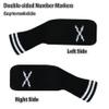 LeFeng 10 Pieces 4-9/A/P/S/X Knitted Golf Iron Head Covers Set Lightweight and Durable Material Multiple Patterns Golf Club Head Covers (Black) view 3