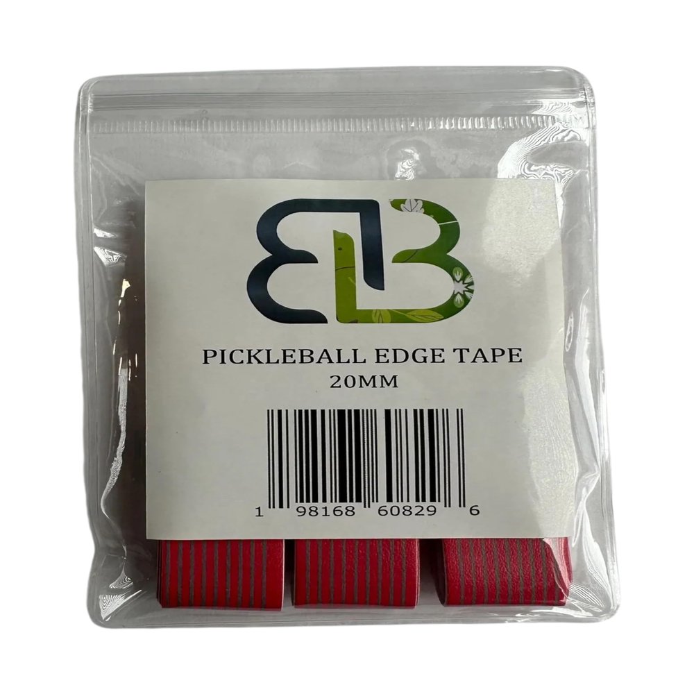 Bash Pickleball's - Pickleball Paddle Protection Tape - Paddle Edge Guard - Racket Edge Protection Tape No Wrinkling- Paddle Armor - Protective Edge Guard Tape 20mm (Red)