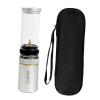 Esquirla Outdoor Gas Tank Lamp, Camping Light, Windproof Tent Gas Lantern, Camping Gas Lamp for BBQ, Picnic, Camping, Trekking, Silver Gray view 1