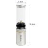 Esquirla Outdoor Gas Tank Lamp, Camping Light, Windproof Tent Gas Lantern, Camping Gas Lamp for BBQ, Picnic, Camping, Trekking, Silver Gray view 4