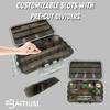 Baitium XTRAseal Waterproof Fishing Tackle Box Organizer, Tackle Boxes With Dividers, Fishing Box, Tacklebox for Fishing, 3600 Tackle Tray 3700, Plastic Storage Organizer, Fishing Gear - 3600 view 4