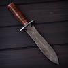 Blade Frenzy 150 Layer Custom Handmade Damascus Stack Dagger Knife with Leather Sheath view 2