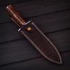 Blade Frenzy 150 Layer Custom Handmade Damascus Stack Dagger Knife with Leather Sheath view 4