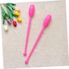Anneome 1pair Artistic Gymnastics Stick Rhythmic Gymnastics Equipment for Boys and Girls Pink Dance Bar for Training and Fitness for Dance Lovers view 2