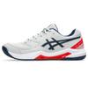 ASICS Men's Gel-Dedicate 8 Pickleball Shoes, 11.5, Concrete/Night Sky