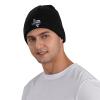 American Flag with Texas Police Blue Line Cozy Winter Essential: Hand-Knitted Hat Ultimate Warmth view 3