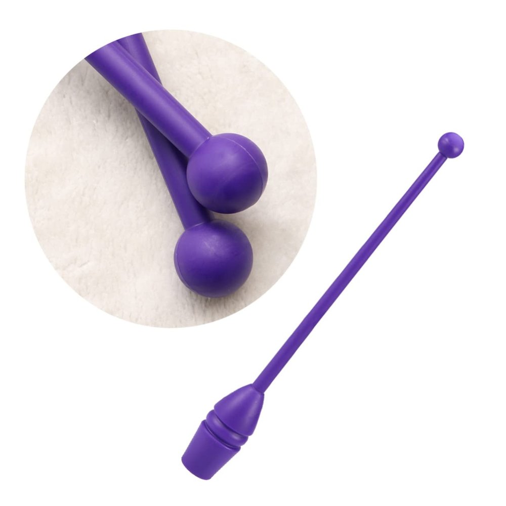 Anneome 1 Pair Gymnastics Stick Rhythmic Stick Artistic Stick Rhythm Stick Purple Child Multicolor