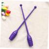 Anneome 1 Pair Gymnastics Stick Rhythmic Stick Artistic Stick Rhythm Stick Purple Child Multicolor view 3