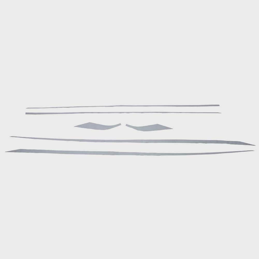Larson Boat Hull Graphic Decals 8161152 | Stickers Pewter (6PC)