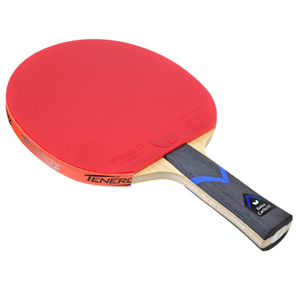 BalsaCarbo X7 Pro-Line Table Tennis Racket | The Softness of Balsa and The Hardness of Carbon | Featuring Tenrgy 05 Hard | Recommended for Aspiring Professional Players