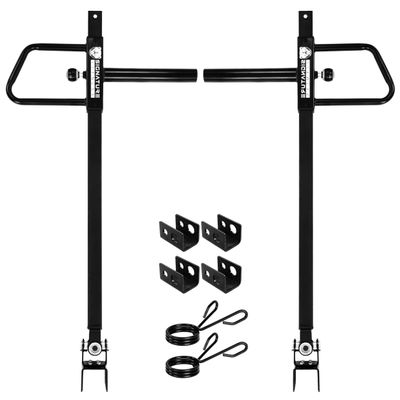 Signature Fitness Fitvids Upgraded 2nd Generation Adjustable Lever Arms Rated 600 LB Per Arm Jammer Arms, 2nd Generation Black