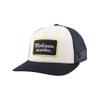 ZHATS Standard NCAA Officially Licensed Trucker Hat Dakota Patch Brick White, One Size view 1