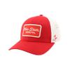 Ohio State Buckeyes NCAA Officially Licensed Snapback Hat Big Rig Patch Team Color White Brick view 1