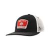 ZHATS Standard NCAA Officially Licensed Trucker Hat Dakota Switchback Patch Black White, One Size view 1