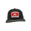 ZHATS Standard NCAA Officially Licensed Trucker Hat Dakota Switchback Patch Black White, One Size view 2