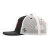 ZHATS Standard NCAA Officially Licensed Trucker Hat Dakota Switchback Patch Black White, One Size view 3