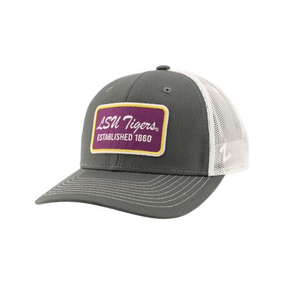 ZHATS Standard NCAA Officially Licensed Trucker Hat Dakota Patch Brick Gray White, Grey, One Size