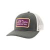 ZHATS Standard NCAA Officially Licensed Trucker Hat Dakota Patch Brick Gray White, Grey, One Size view 1