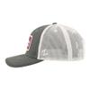 ZHATS Standard NCAA Officially Licensed Trucker Hat Dakota Patch Brick Gray White, Grey, One Size view 3