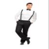 trilece Bow Ties for Men - Men's Solid Pretied Bowties for Formal Wear - Adjustable Bow Tie - Bow ties for Woman (Light Grey) view 4