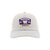 ZHATS Standard NCAA Officially Licensed Snapback Hat Big Rig Patch Gray White Switchback, Grey, One Size view 2