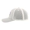 ZHATS Standard NCAA Officially Licensed Snapback Hat Big Rig Patch Gray White Switchback, Grey, One Size view 3