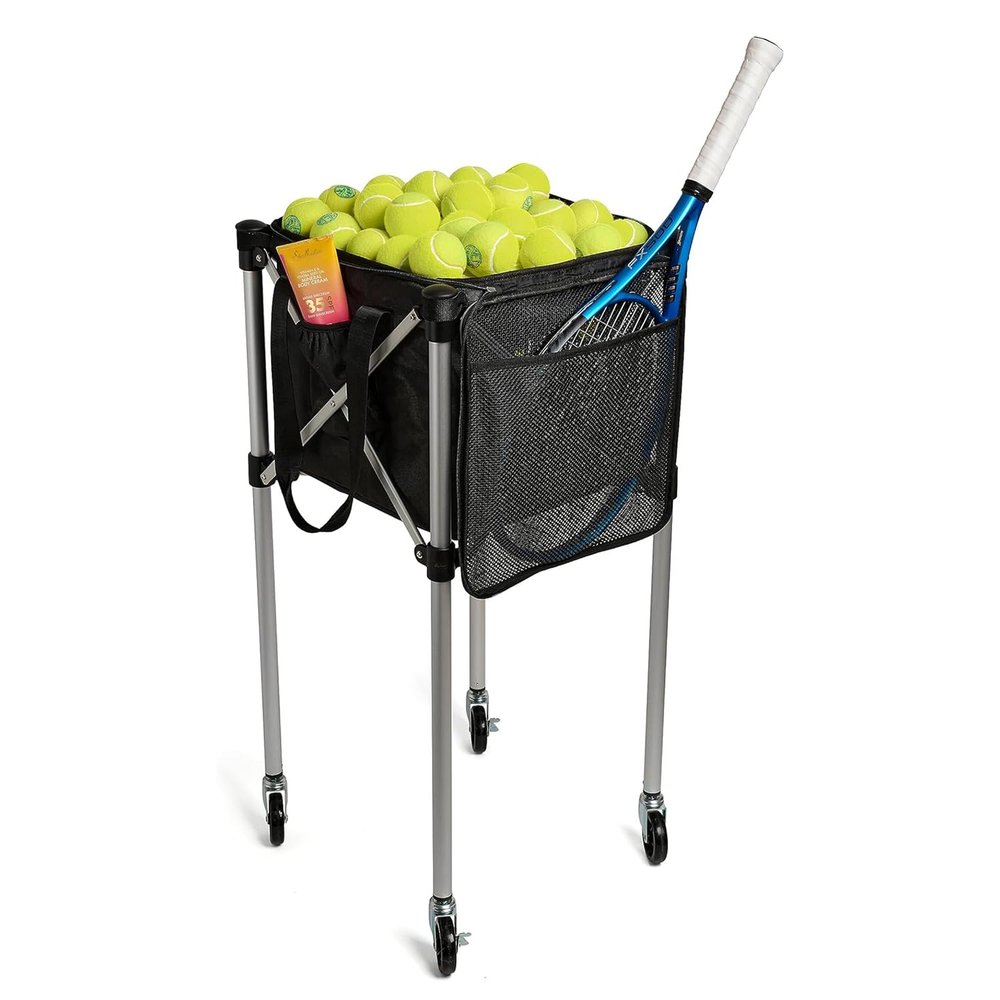 Ball Tote - Frame and Replacement Bag for Tennis and Pickleball Pro Teaching Cart