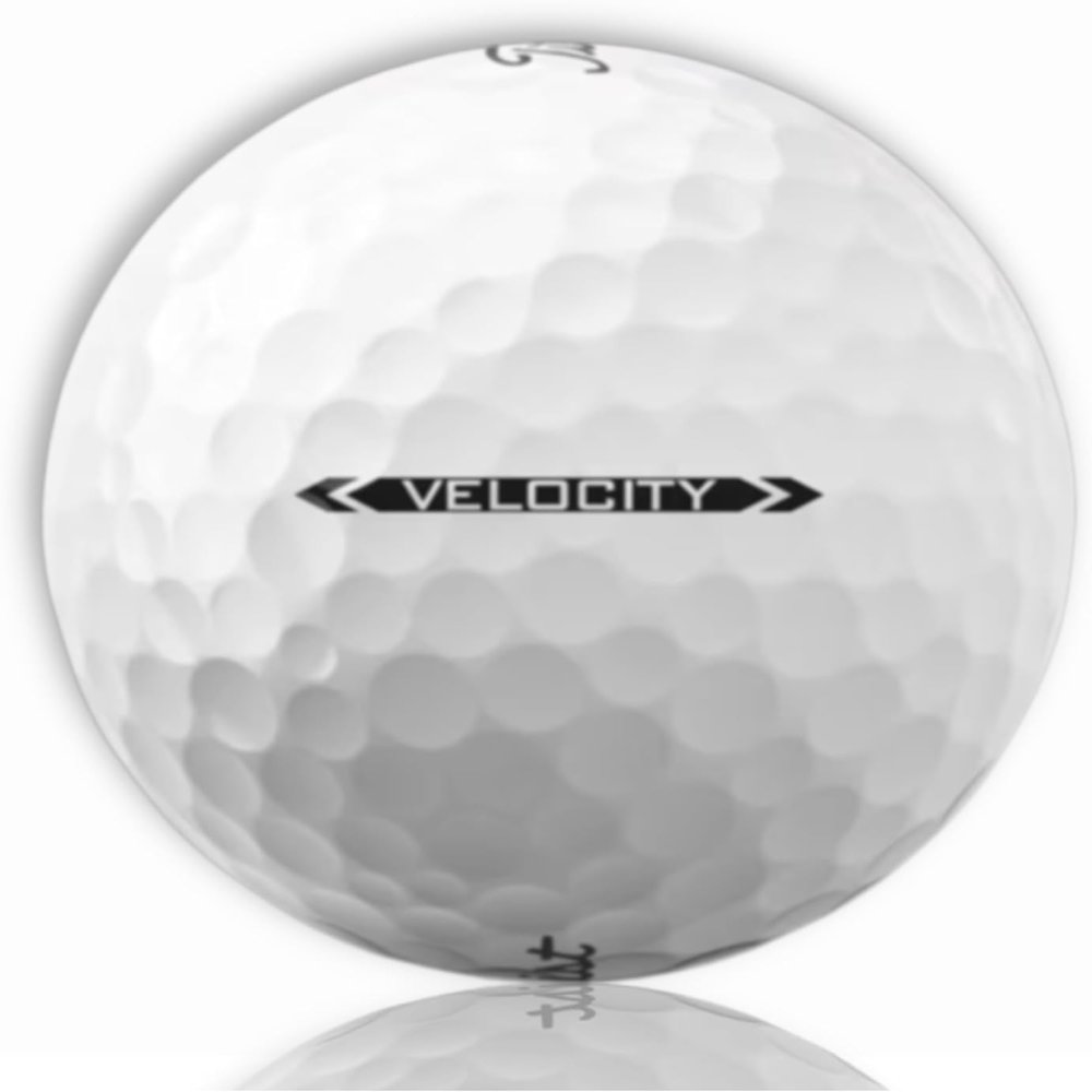 Golf Ball Monkey Cheap Recycled for Titleist Velocity Golf Balls White Bulk 24 Pack - 5A / Mint Used Balls AAAAA for Titleist Golfballs Velocity for Men and Women