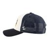 Michigan Wolverines NCAA Officially Licensed Snapback Hat Big Rig Patch White Navy Switchback view 3