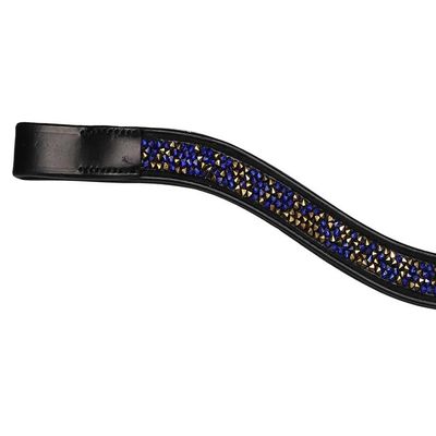 Grewal Equestrian Mid Summer Bedazzled Browband with Bling (Swoop, Cob)