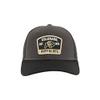 ZHATS Standard NCAA Officially Licensed Snapback Hat Big Rig Patch Black Charcoal Switchback view 2