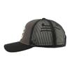 ZHATS Standard NCAA Officially Licensed Snapback Hat Big Rig Patch Black Charcoal Switchback view 3