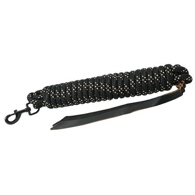 HILASON 25 ft Western Horse Nylon Lead Rope w/snap and Latigo Ends | Lead Ropes for Horses