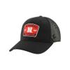 Nebraska Cornhuskers NCAA Officially Licensed Snapback Hat Big Rig Patch Black Switchback view 1